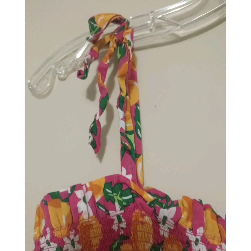 Draper James Dixie Rose Orange Blossom Taylor Smocked Top Sz S - Picture 5 of 12